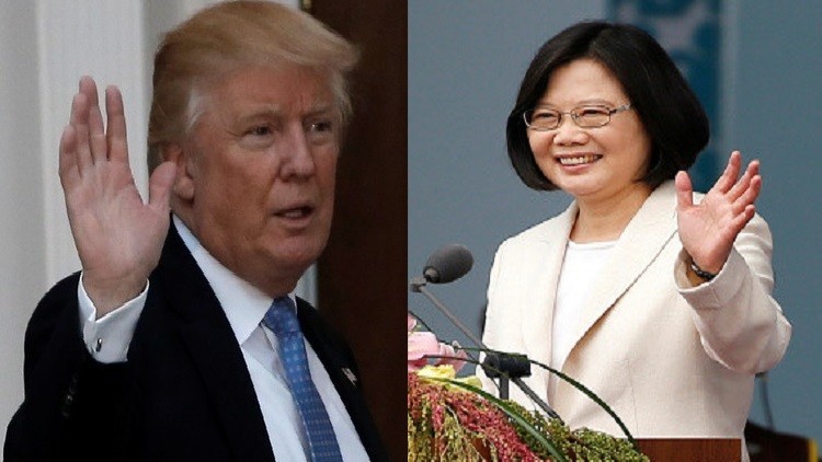 ترامب ورئيسة تايوان يثيران غضب الصين