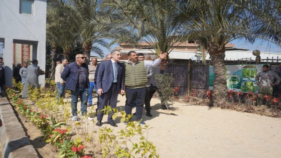 محافظ الغربية يتفقد أعمال التطوير والتجميل بمدخل محافظة الغربية كمين دفره